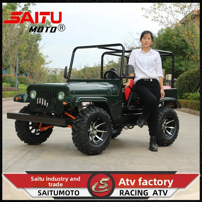 ATV Quad Motocross Go-kart Electric All-terrain Vehicle 3000W High Power Band Climbing Gear