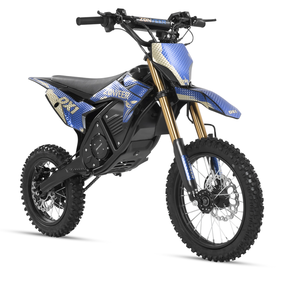 Zonveer DX1 3000W Peak Electric Dirt Bike for Adults, 998.4WH Battery, 40MPH Off-Road Electric Motorcycle, Hydraulic Brakes
