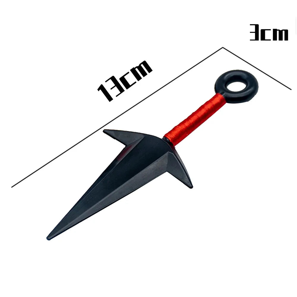 Anime Naruto Shippuden Kunai Cosplay Accessories Props Forehead Weapon Plastic Collection Props Ninja Darts Model Toy Kids Gift