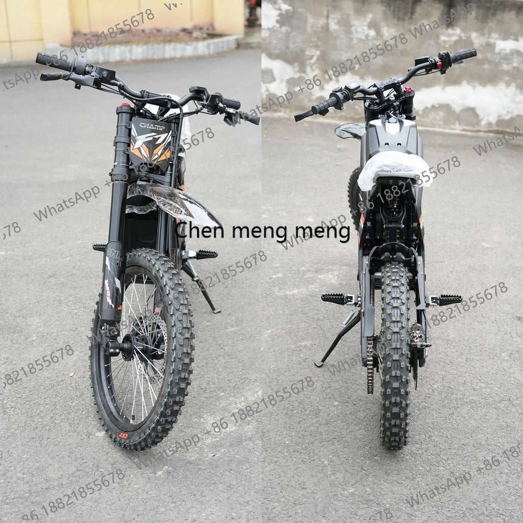 72V 40Ah 7500W 100km/h Speed Road Legal Off-road All Terrain Dirt Bike Electric Motorbike