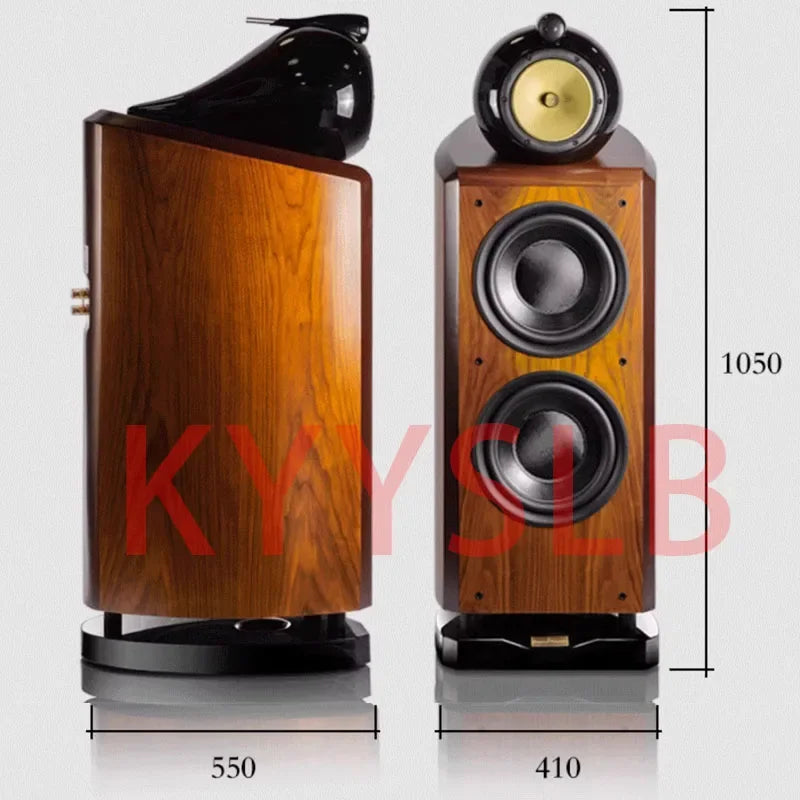 10 Inch M10 Three Way 4 Unit Double Woofer Hifi Speaker Hi-end Floor Speaker Large Home Theater System 300W 8 Ohm