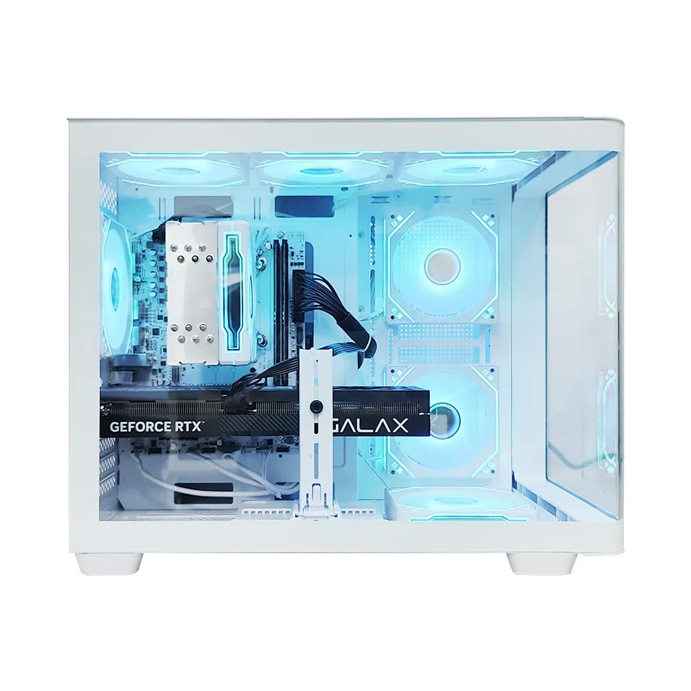 Hot Selling Gamer Processor New White 16gb Ram Ssd 1tb Hdd RTX5060 512GB Ssd Gaming Desktop Computer  Pc