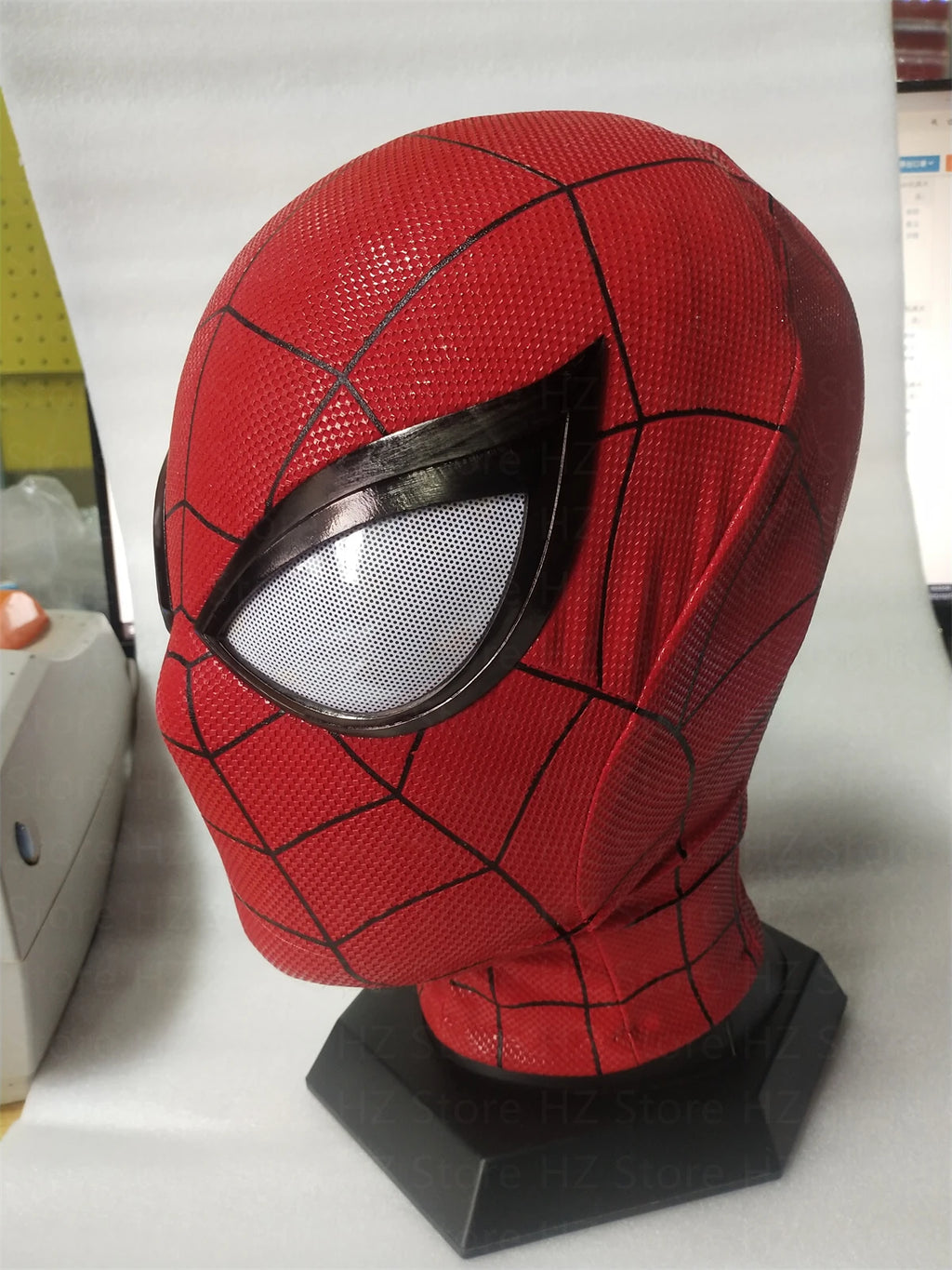 Full Head PS4 Spider-Man Mask with A Pairs of Eyes playstation 4 spider-man Game Restoration Handmade Silk Screen Printing