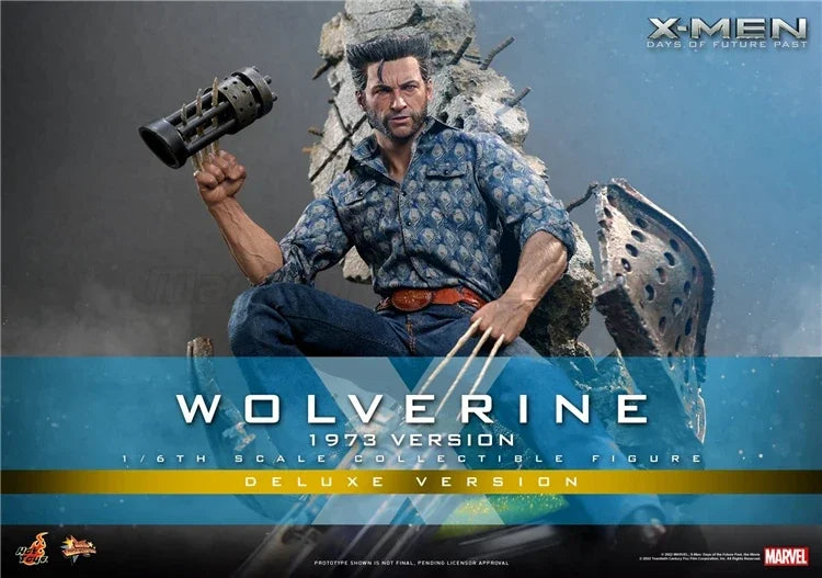 【MT】Hot Toys MMS660 Marvel  X-Men 1973 Version Wolverine Hugh Jackman Full Set Model 12In Soldier 1/6 Action Figure Movable