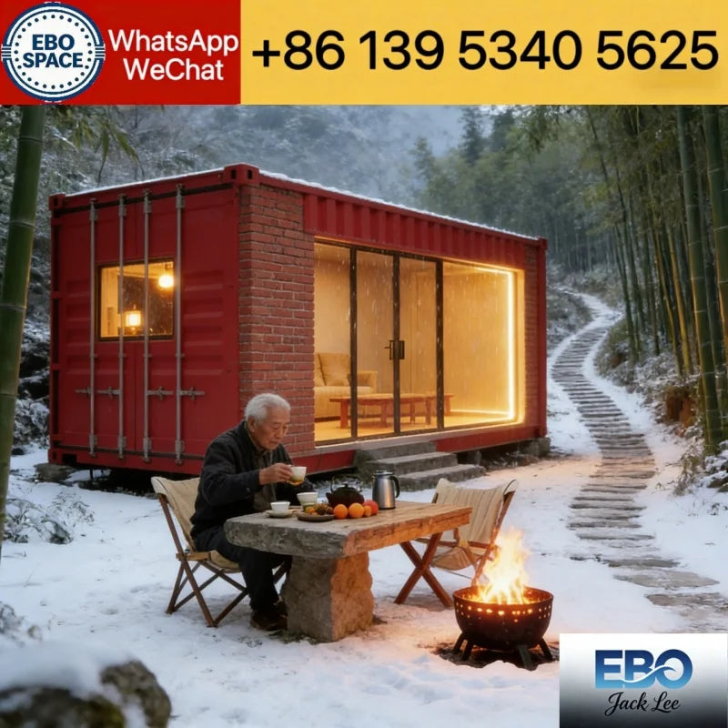 Factory Direct Foldable House 20ft 30ft 40ft Prefab Modular Villa 2-3 Bedroom with Kitchen Bathroom Outdoor Expandable Container