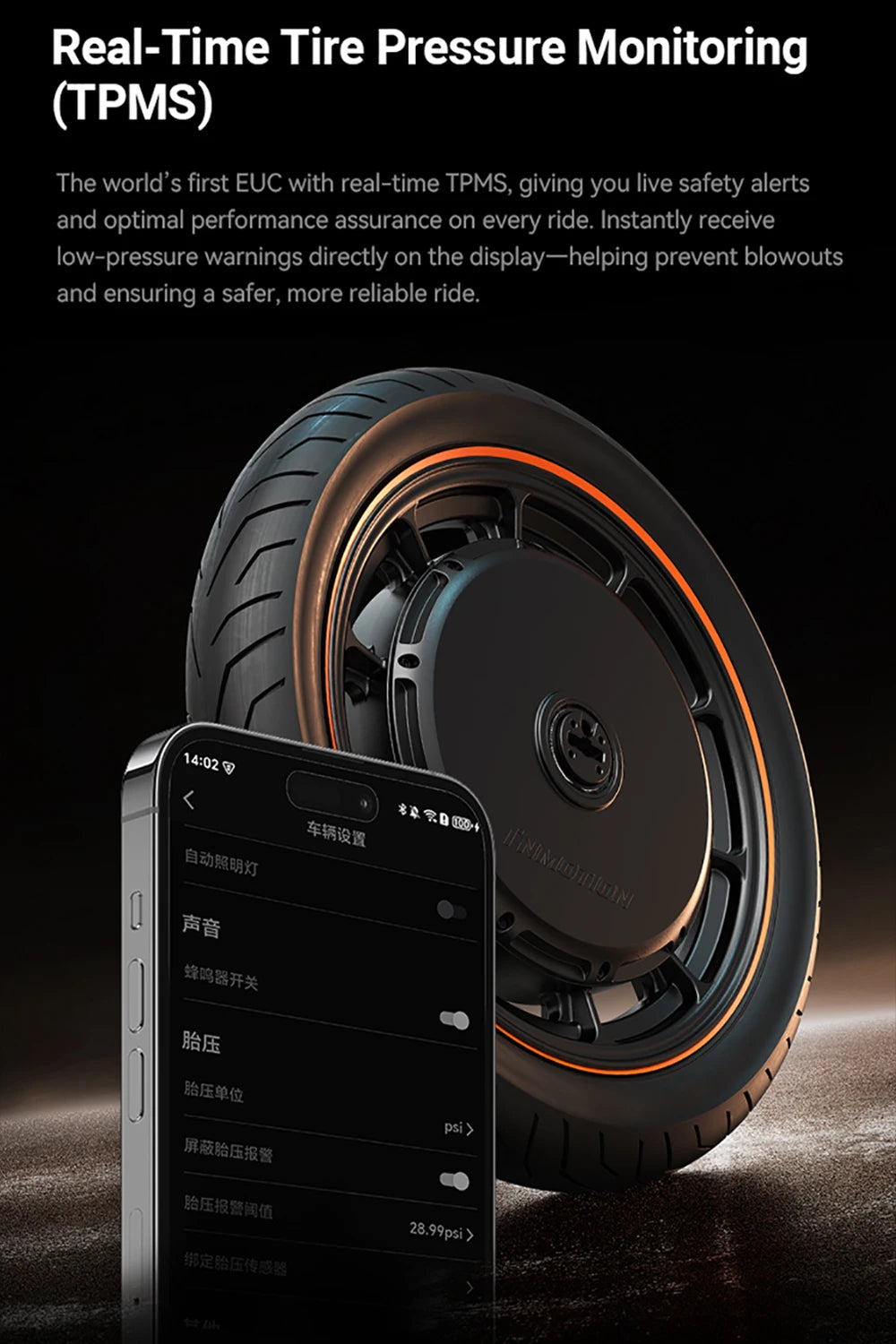 INMOTION P6 4200Wh 235.2V Battery 6000W Motor Electric Unicycle IPX6 Waterproof 150km/h Speed 150km Range 20inch 80/90-14 Tire