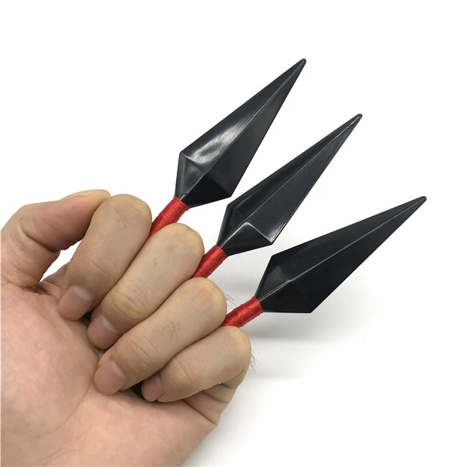 Anime Naruto Shippuden Kunai Cosplay Accessories Props Forehead Weapon Plastic Collection Props Ninja Darts Model Toy Kids Gift