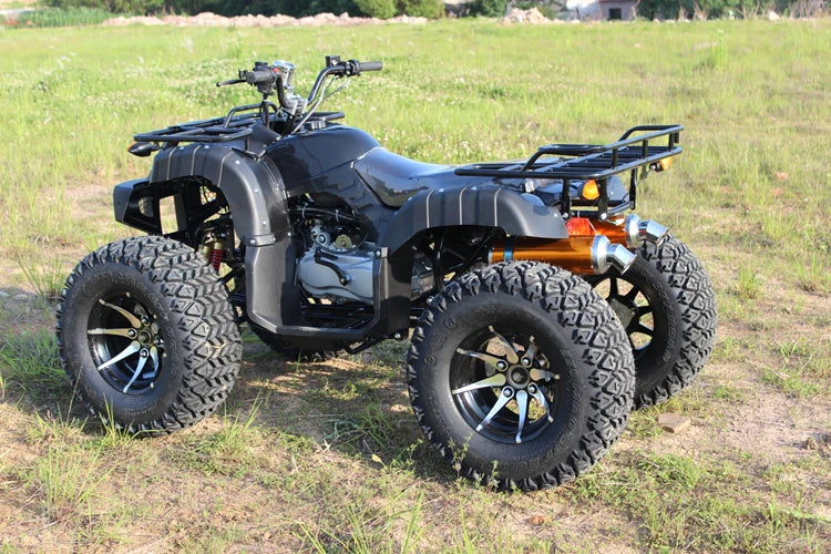 For200cc Chinese Sports Quad Bike ATV 4x4 Automatic UTV Oil Cooled CVT Big Bull 10 Inch Alloy Rims Adult Buggy Chain Drive 4-Str