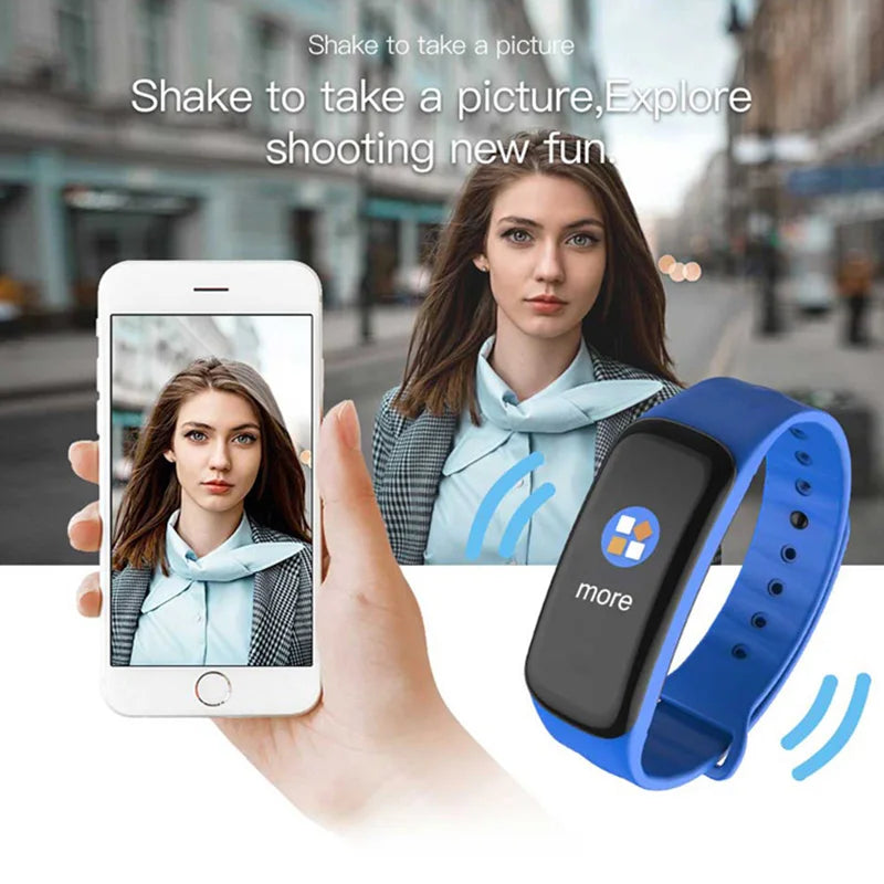 Lenovo C1 Plus Smart Watch Men Women Bluetooth Step Counting Sports Bracelet Fitness Tracker Heart Rate Blood Pressure Sleep
