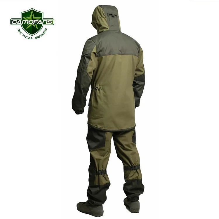 Hunting Clothes Set Gorka-3 Russian Mountain Tactical Suit Горка Camo Combat Uniform Men Outdoor Training Jacket Clothing Suits
