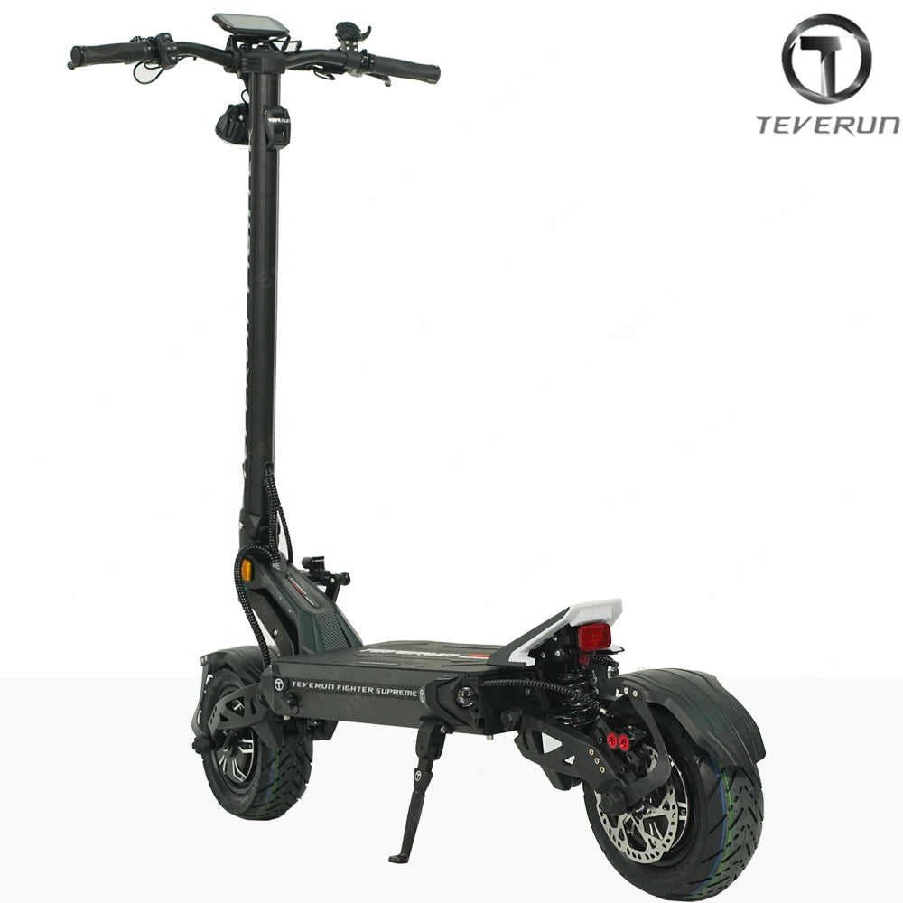 Original Teverun Fighter Supreme Ultra 72V 60Ah Battery New 4inch TFT Display Top Speed 105km/h Teverun Electric Scooter