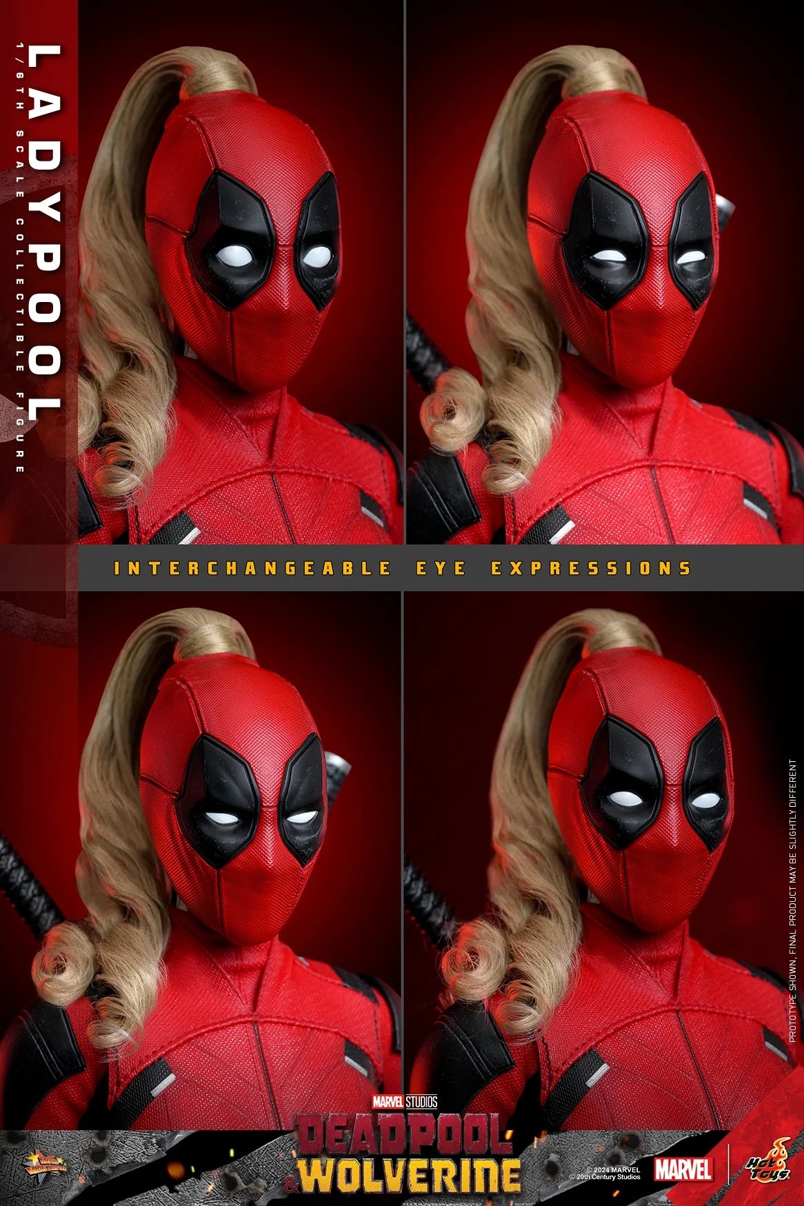 In Stock HOT TOYS Ladypool Deadpool 1/6 Movability Model Toys Collect MMS747 Deadpool & Wolverine HT Ladypool