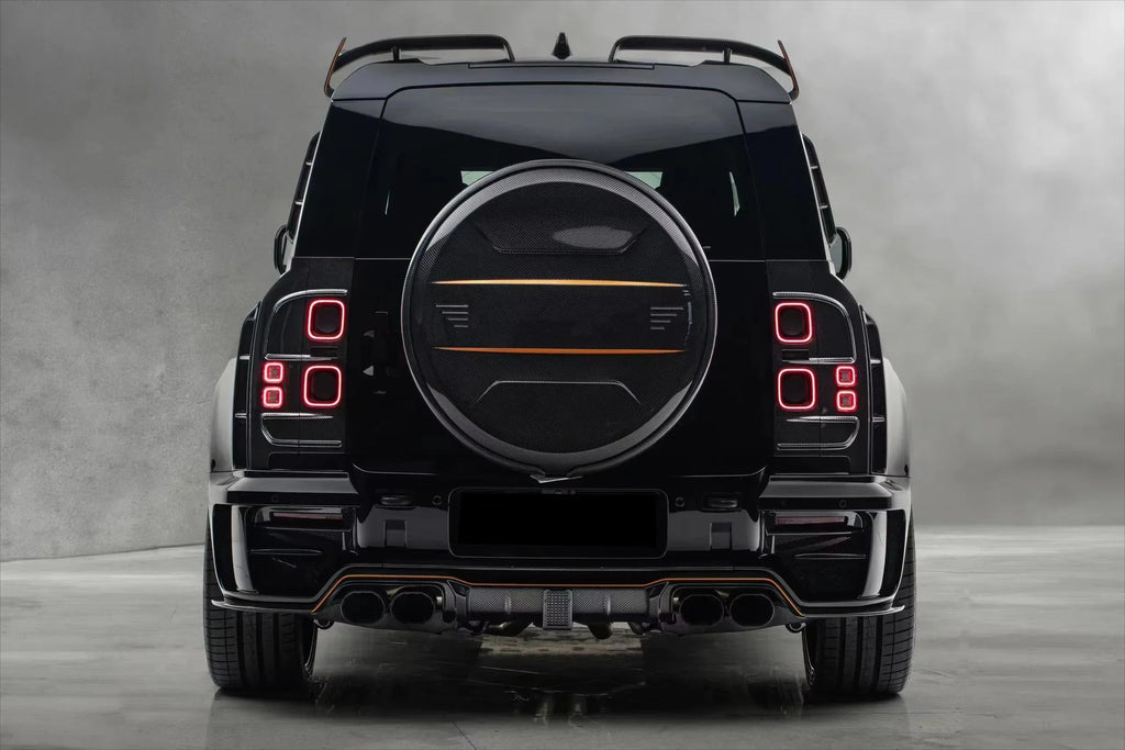 For Defender Upgrade MSY Style Carbon Fiber Body Kit with Front Lip Diffuser Spoiler Wheel Car Accessories
