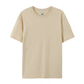 100% Cotton Solid Color T-Shirts Men Woman Short Sleeve Fashion Brand Trend Casual Soft Clothing Tees Breathable Summer Tops