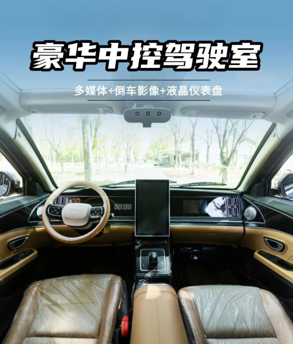 Old Man Le electric four-wheeler, oil and electricity dual-purpose heating and cooling air conditioner, high battery life
