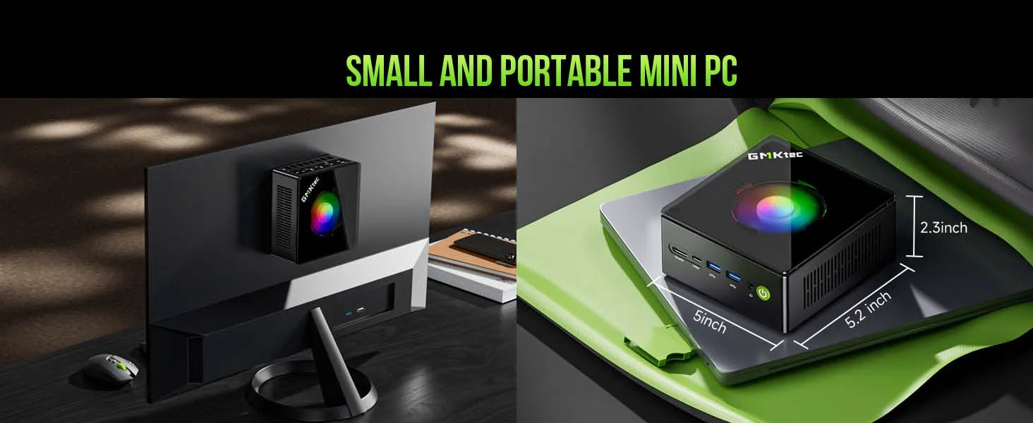 GMKtec Oculink Gaming PC K11 K8 Plus M7 AMD Ryzen 9 8945HS 8845HS 6850H 2*USB4 2*DDR5 2*2.5G LAN Windows 11 Mini desktops WiFi6