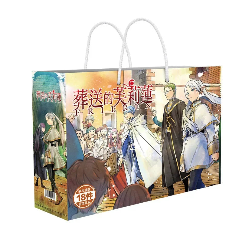 Anime Lucky Gift Bag Stray dogs ONE PIECE Genshin Impact Collection Toy Include Postcard Poster Bookmark Sleeves