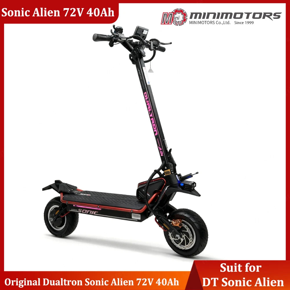 Dualtron Sonic Alien 72V 40Ah EVA Display with Anti-theft Control Dual Motor 2500W*2 Top Speed 100km/h with GPS Function Scooter
