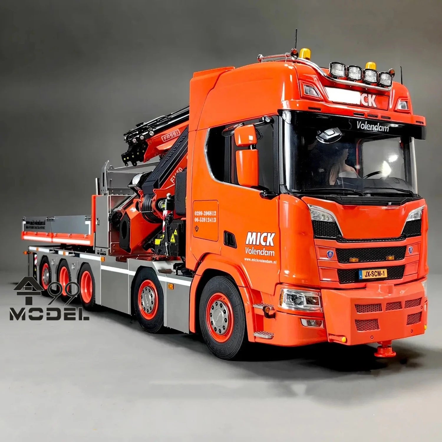 F1650 RC Crane R650 RC Truck 10x10 1/14 Metal Hydraulic Crane Truck Model Advanced Engineering Machinery RC Car Toy