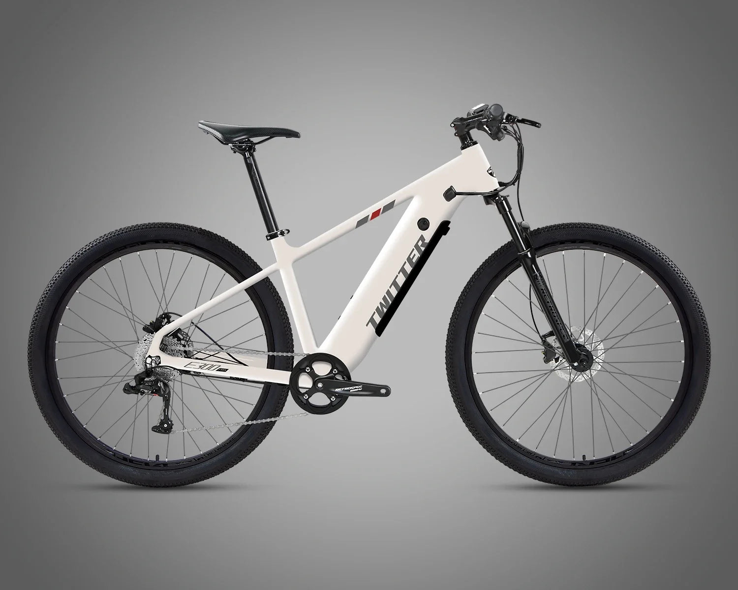 TWITTER E300 27.5/29in 48V500W13A resistive force bike 624Wh mountain e-bike with power-off hydraulic brakes electric bicycle