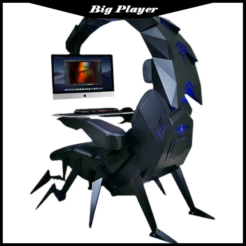 Hot sales Scorpio Computer Cockpit Zero Gravity Scorpion Integrated Home Game Comfortable E-sports Tables and Chairs