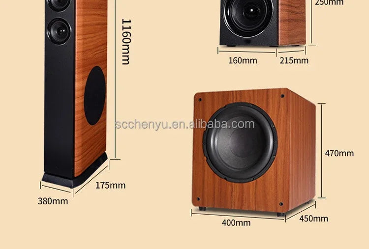 SoundHot Selling 5.1 Home Theater System Wooden Box Powerful Sound Karaoke Speaker Home Theatre Systems