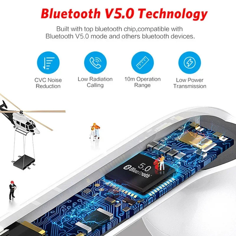 Disney's New TWS i12 Wireless Headphones Bluetooth Stitch 5.0 Headphones Matte Macaron Headphones with Microphone Handsfree