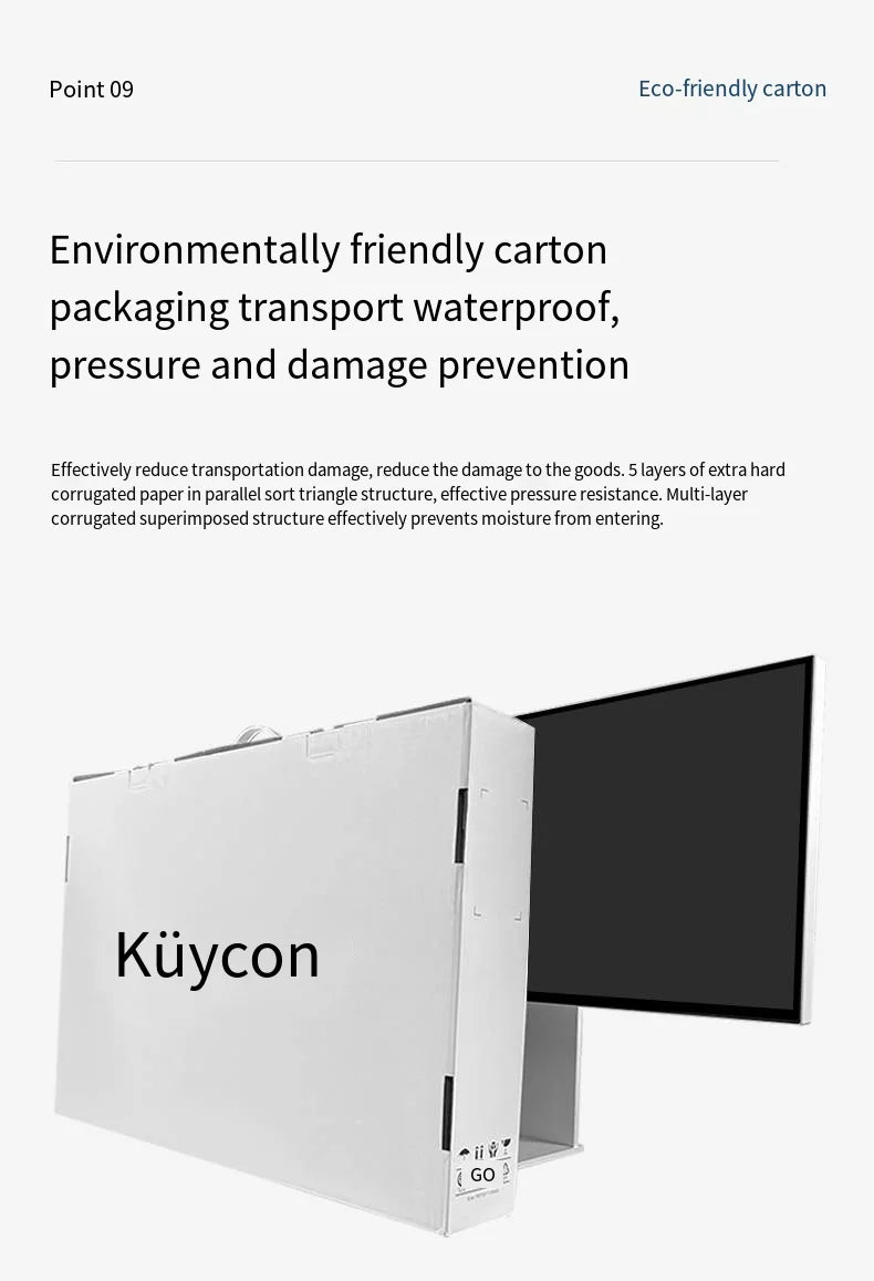 32 Inch LED Monitor 4K 3840*2160 HDR10 Feature 60Hz USB-C FOR MAC 100W HDR10 139PPI matt screen Display kuycon P32UB hole style