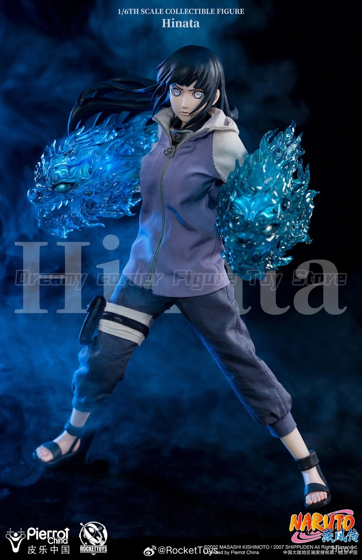 【In Stock】RocketToys ROC-006 NARUTO Shippuden Hyuuga Hinata 1/6 Action Figure