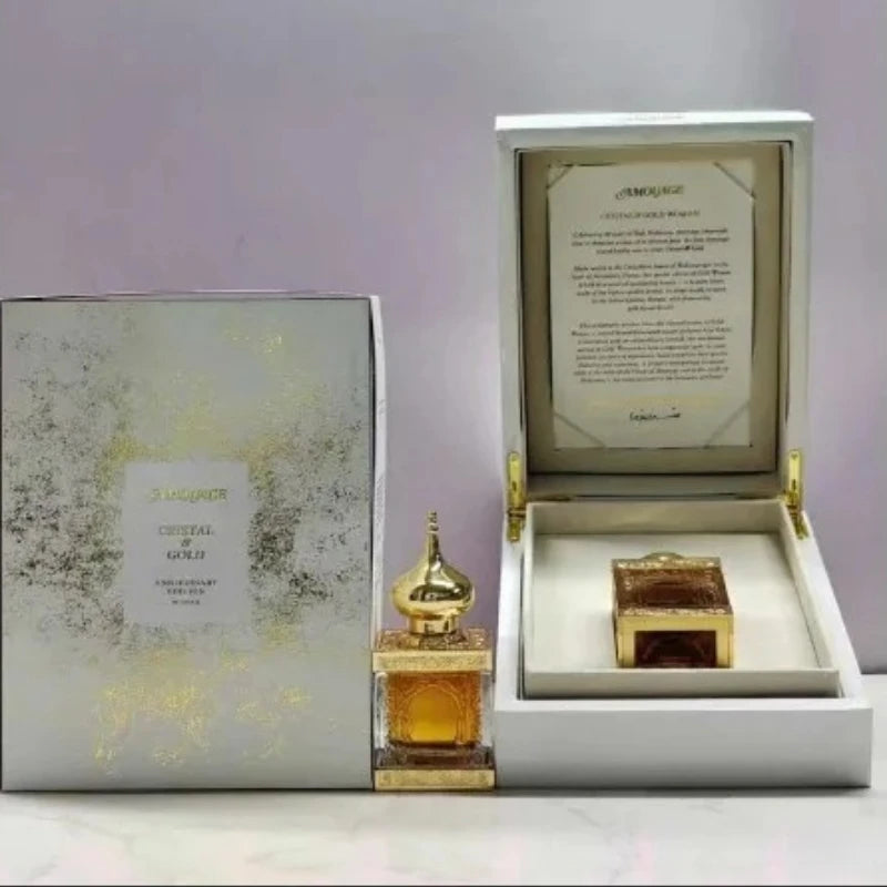 AMOUAGE 50ml Luxury Unisex Eau De Parfum Long Lasting Elegant Radiant Sensual Fragrance with Rich Amber Floral Warm Creamy Aura