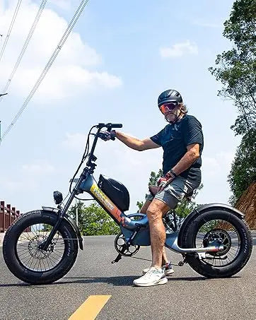 H7 Ultra 4000W Long Range Electric Bike for Adults, Solar Charge Supported Fat Tire E-Bike with Portable Power Output, Al