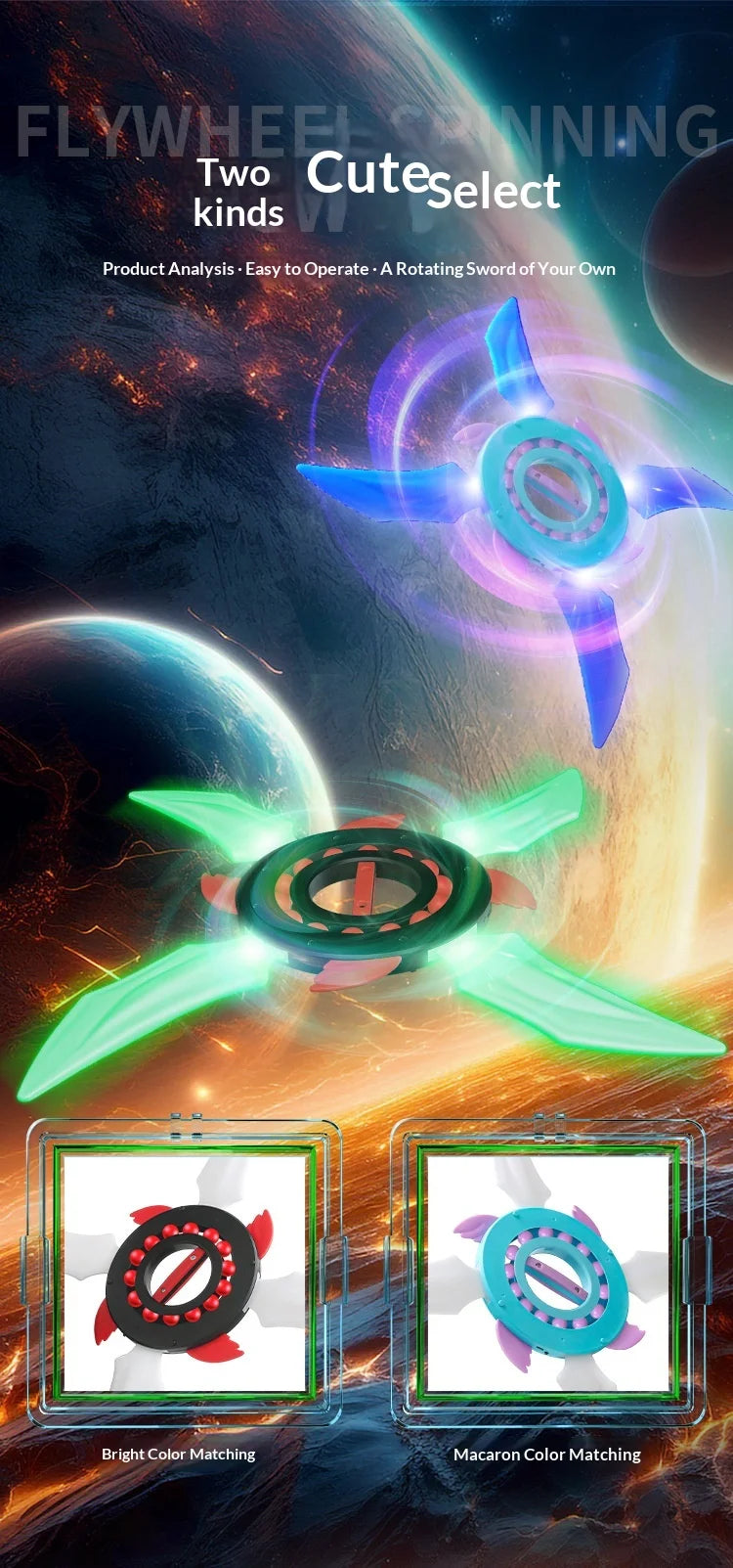 Light Up Ninja Star Fidget Spinner Colorful Led Lights Switchable Long Lasting Easy To Play Rotating Toy Boys Kids Birthday Gift