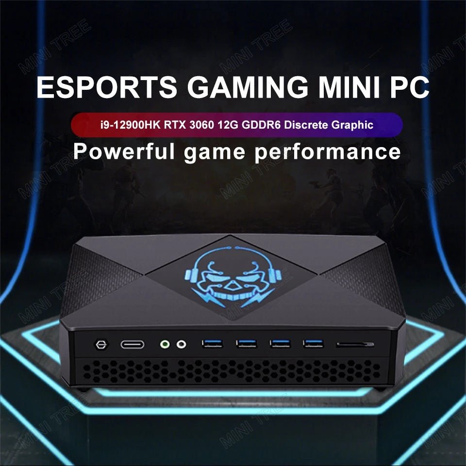 14th Intel Core i9 12900HX 14900HX 12650HX Gaming Mini PC NVIDIA GeForce RTX 4060 8G GDDR6 2xDDR5 NVME 3xHDMI2.0 USB-C Windows11