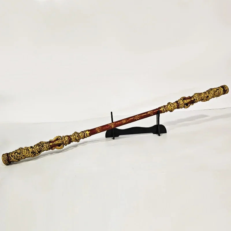70inch PU Black Myth Wukong Cudgel Anime Cosplay Monkey King Sun Wukong Sword Real Size Japanese Katana Samurai Sabre Toy Gift