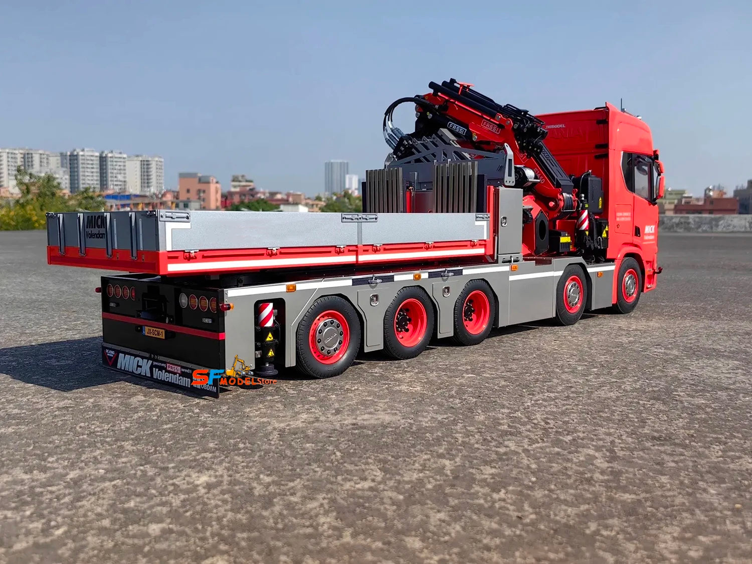 F1650 Crane 10x10 R650 RC Truck 1/14 Hydraulic Crane Truck Metal Model High-end Custom Engineering Machinery RC Car Model Toy