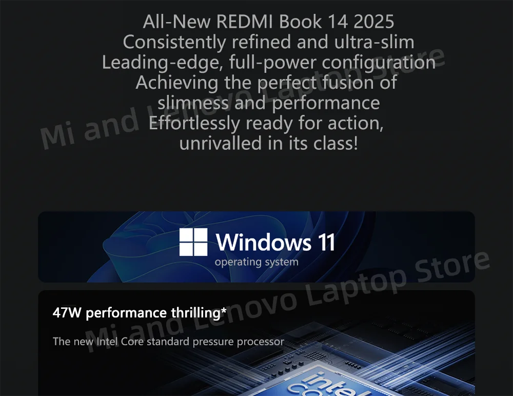 【World Premiere】Xiaomi REDMI Book 14 2025 NEW Intel Core 5 220H 16G/32G+512GB/1TB 2.8K 120Hz Screen