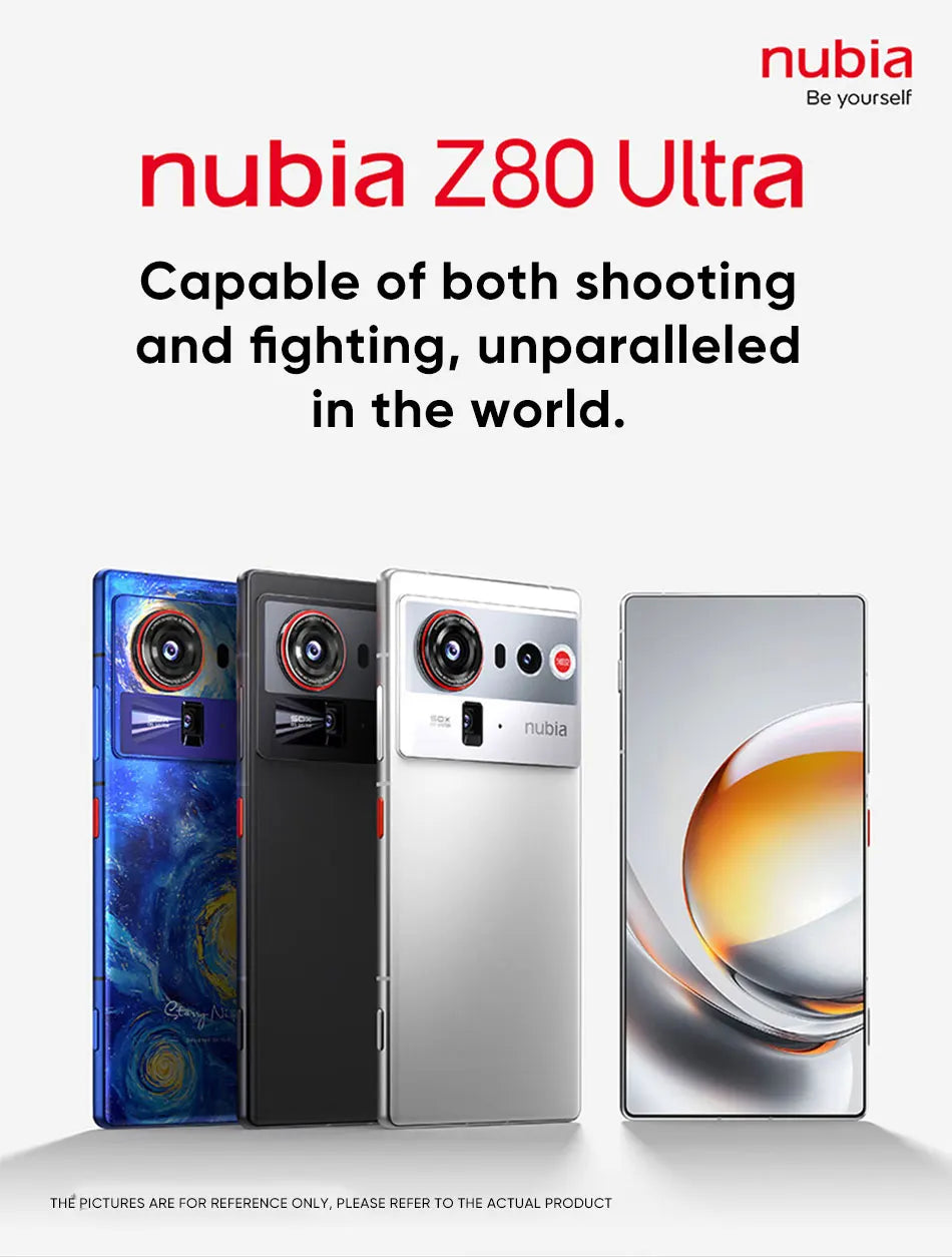 nubia Z80 Ultra 2025 New Version 1.5K 144Hz Display Snapdragon 8 Elite Gen 5 90W Fast Charge 7200mA Original Authentic Smartphon