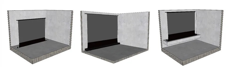 72-120 Inch Motorized Fresnel ALR Floor Rising Projector Screen Ambient Light Rejecting for Normal Throw Projector 3D 8K Image