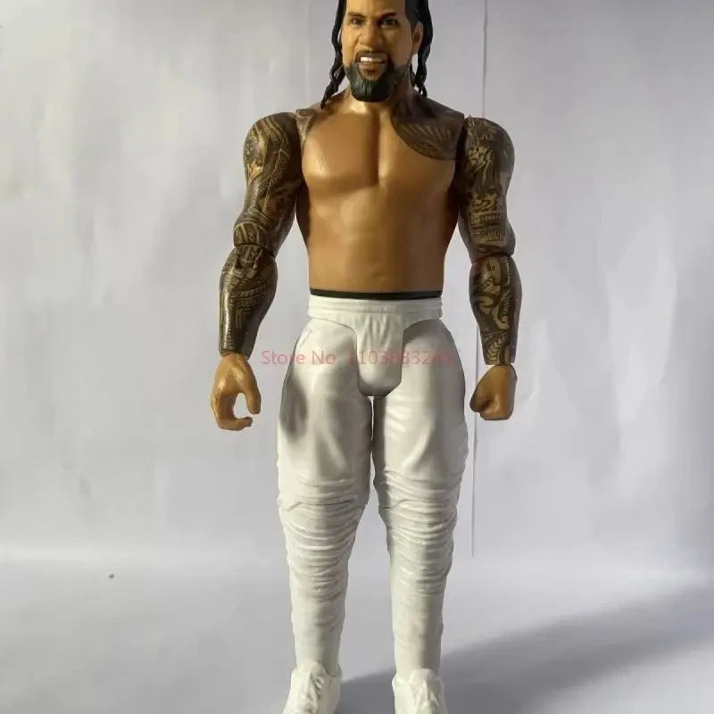 2024 New Hot WWE Figure 16cm Pvc Statue Jimmy Jey Uso The Usso Brothers Fighting Challenge Arena Worlds Wrestling Gladiator Toys