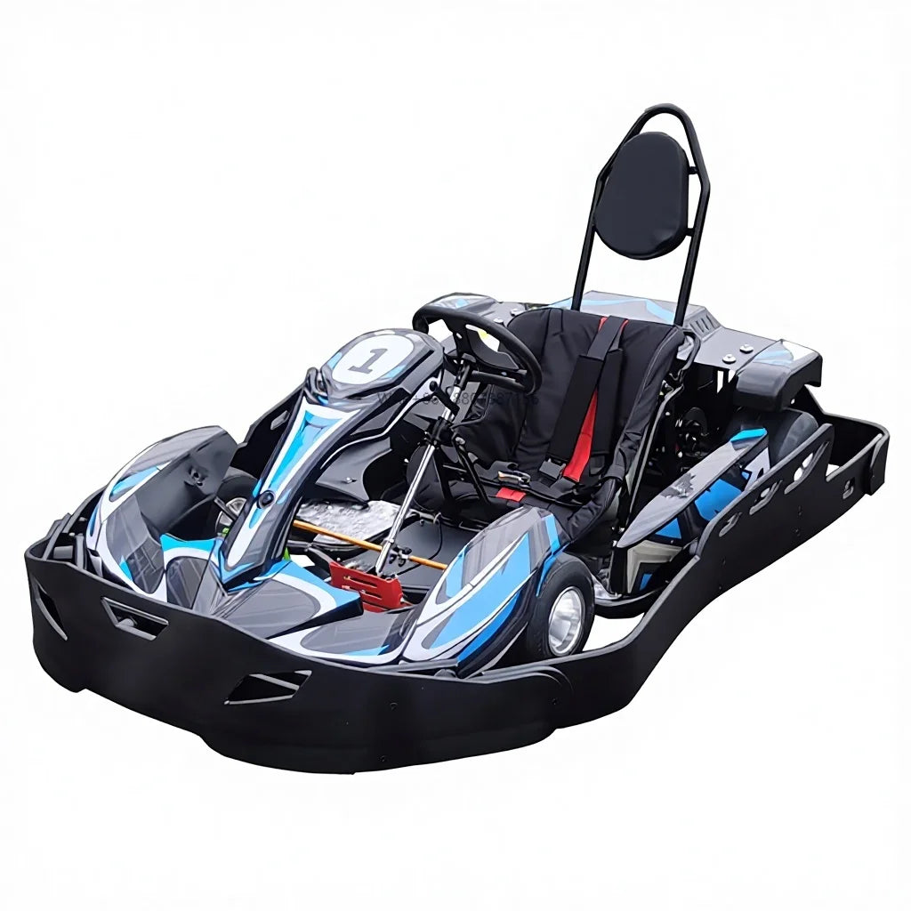 new product 3000W/72V/40Ah high-speed remote control four-wheel electric racing kart