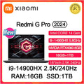 XIAOMI Redmi G Pro 2024 Gaming Laptop NVIDIA Geforce RTX 4060 Intel Core i9-14900HX 16"Inch RAM 16GB SSD 1TB 2.5K 240Hz Gamer PC