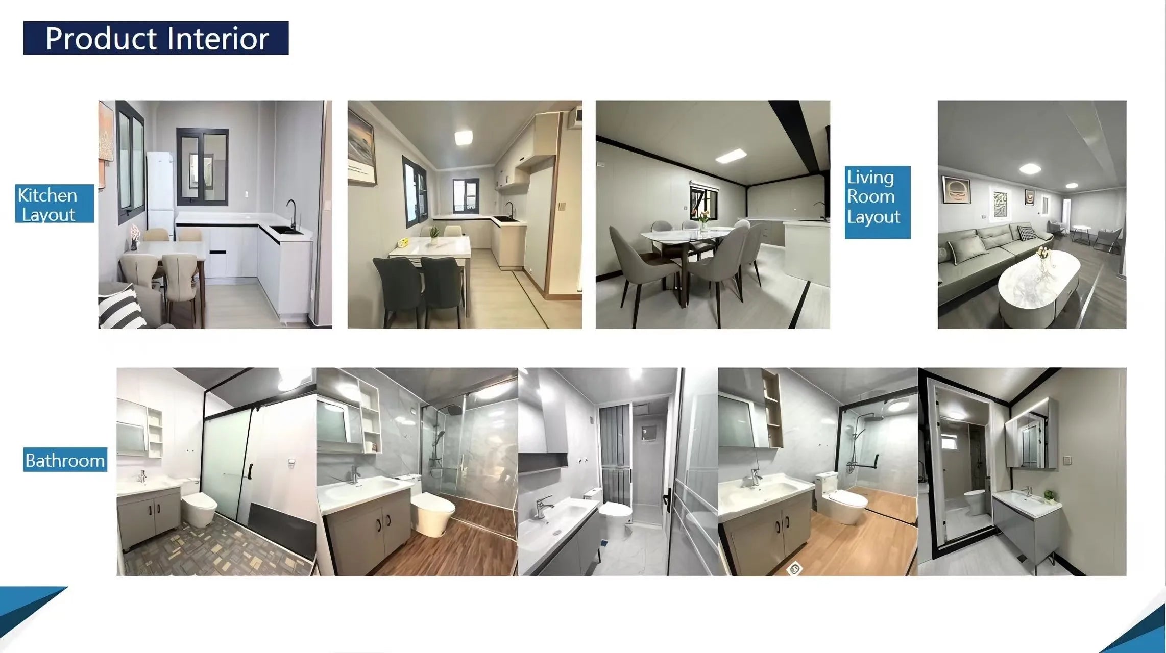 20ft Folding Capsule Cabin Multi-Bedroom Prefabricated House Customized Long-Life Luxury Mobile Container