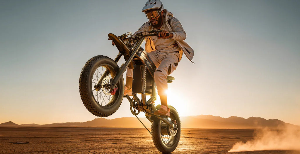 Powerful 20" Fat Tire E-Bike 1500W 60V 40MPH Electric MountainBike for Adventure