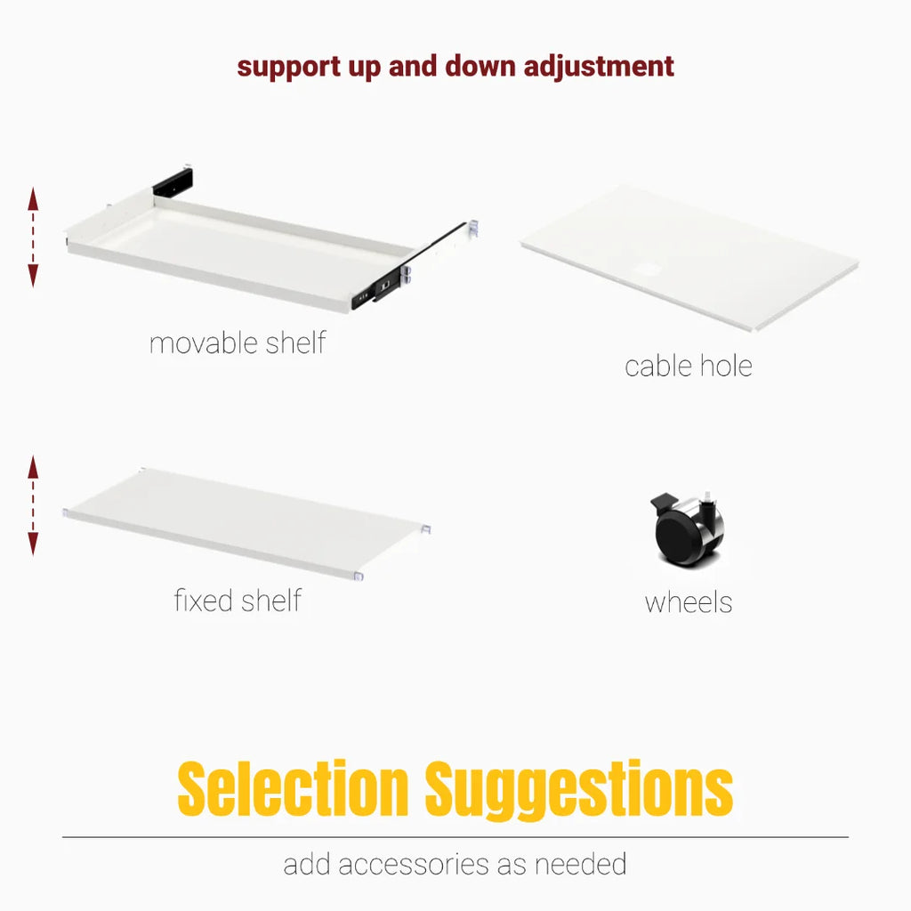 Hot-Seller | Minimalist Steel Storage Side Cabinet｜Slim Profile Flip Door Unit for Hallway | Flip-Top Cabinet for Living Room