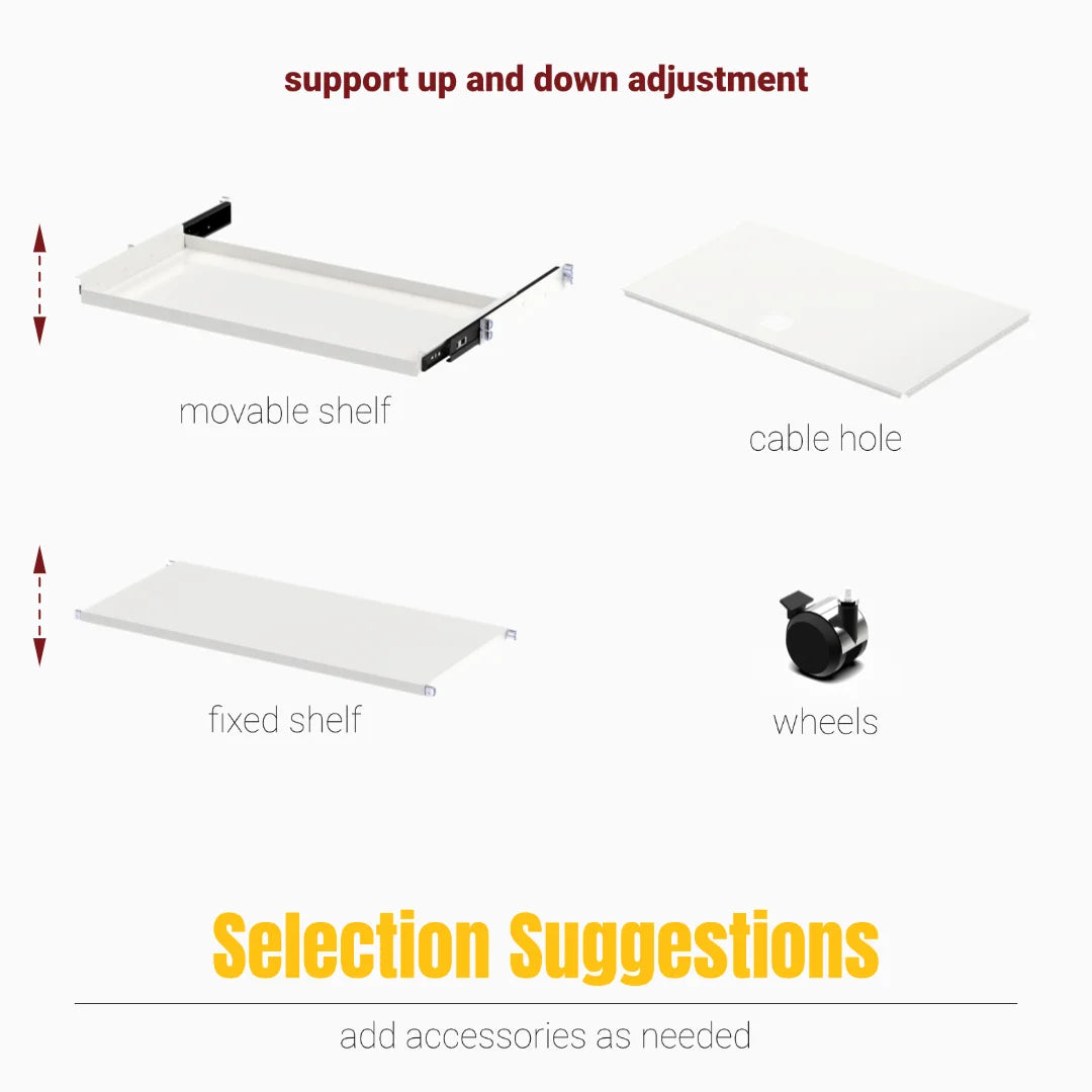 Hot-Seller | Minimalist Steel Storage Side Cabinet｜Slim Profile Flip Door Unit for Hallway | Flip-Top Cabinet for Living Room