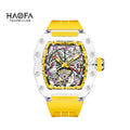 Haofa Flying Automatic Tourbillon Man Watch 2210 Luxury Mechanical Skeleton K9 Sapphire Crystal Case Watches for man Vintage