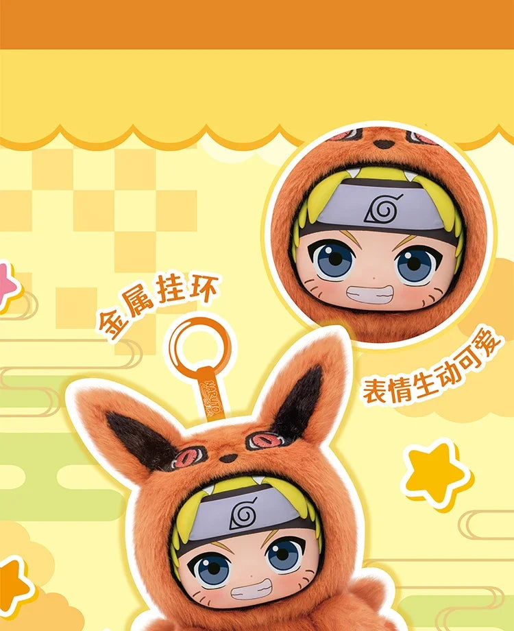 100% Original EAKI Naruto Blind box Shippuden Party Series Stuffed Plush Handmade Ornament Toy Collection Gift