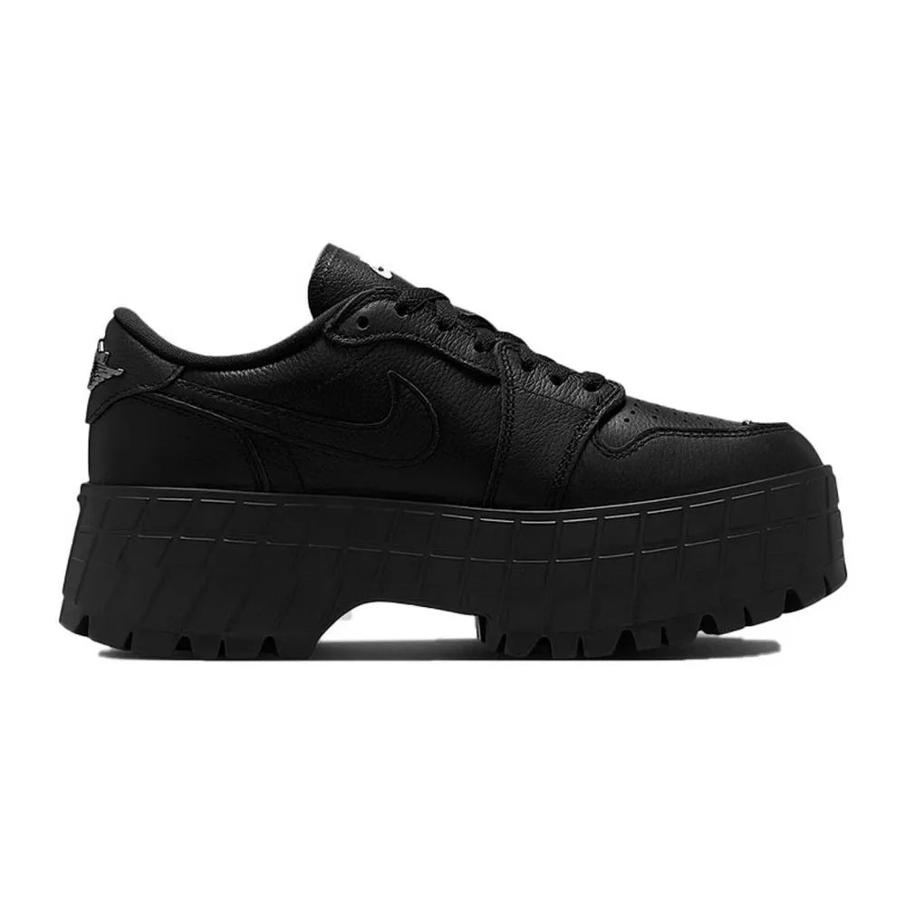 Nike Jordan Air Jordan 1 Brooklyn Versatile, Comfortable, Durable, Everyday Casual Low-Top Sneakers for Women – Black HF3184-001