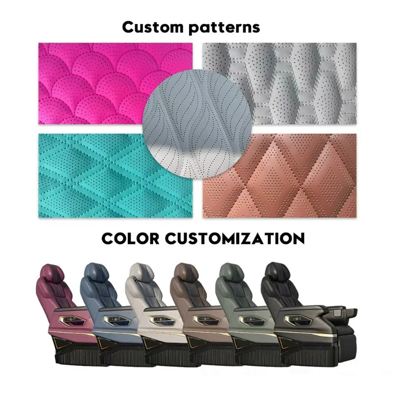 Vip Luxury Electric Reclining Leather Car Seat coaster Interior Kit Interior Accessories for Hiace Coaster