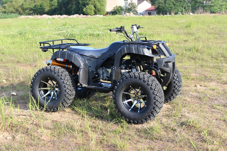 For200cc Chinese Sports Quad Bike ATV 4x4 Automatic UTV Oil Cooled CVT Big Bull 10 Inch Alloy Rims Adult Buggy Chain Drive 4-Str